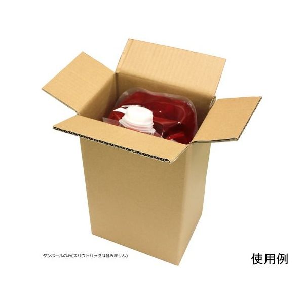 瑞穂化成工業 SBケース5L スパウトバッグ 5L用ダンボール 03585 1枚 67-6874-51（直送品）