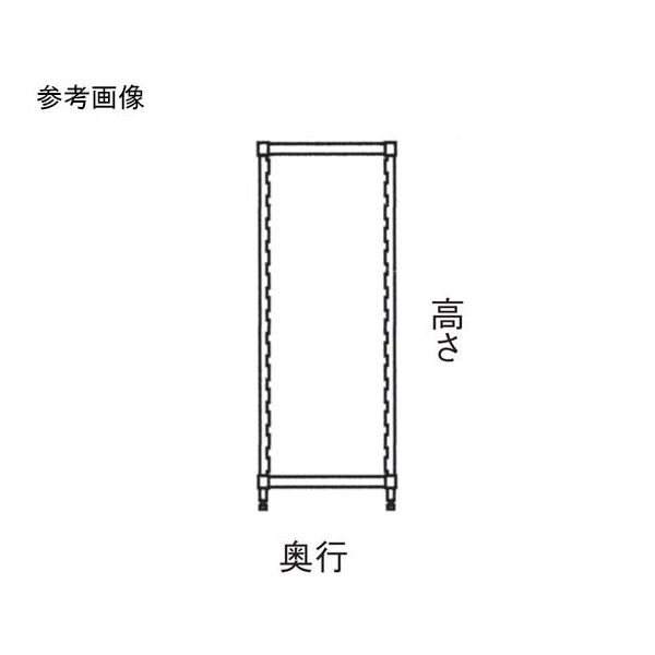 CAMBRO キャンブロ カムシェルビング(R) エレメンツシリーズ 固定式用ポストキット 360×H2140mm EPK1484 1セット（直送品）