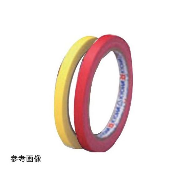 アズワン バックシールテープ 9mm×35m レッド 1箱(20巻入) 67-6896-65 1箱(20巻)（直送品）