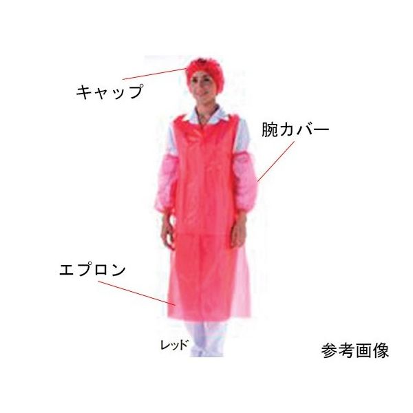 スギコ産業 オーバースリーブ(腕カバー)100枚入 ホワイト 67-6901-43 1組(100枚)（直送品）