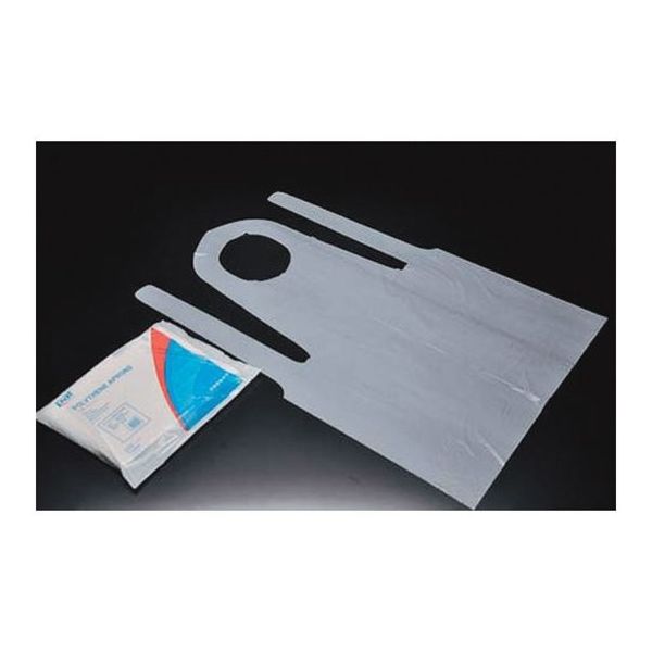 スギコ産業 胸当てエプロン(100枚入) 67-6901-54 1組(100枚)（直送品）