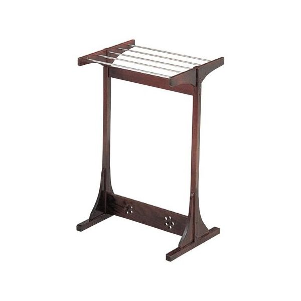 アズワン ケヤキタオル掛ステンパイプ付 5本掛 67-6903-79 1個（直送品）