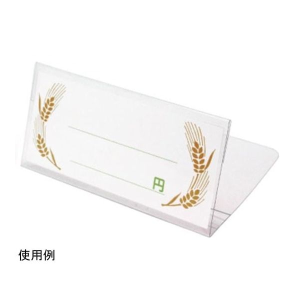 アズワン マルチプライスカードケース(10枚入)システムカードサイズ 67-6917-91 1個(10枚)（直送品）