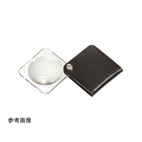 エッシェンバッハ光学ジャパン ハンディルーペ 3.5× 50mm径 角 ブラック 1752550 1個 67-7106-23（直送品）