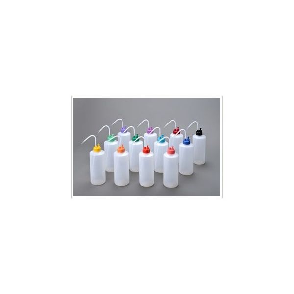 安元化成 NT洗浄瓶B型カラーキャップ フルセット 12本 1L 67-7106-87 1箱(12本)（直送品）
