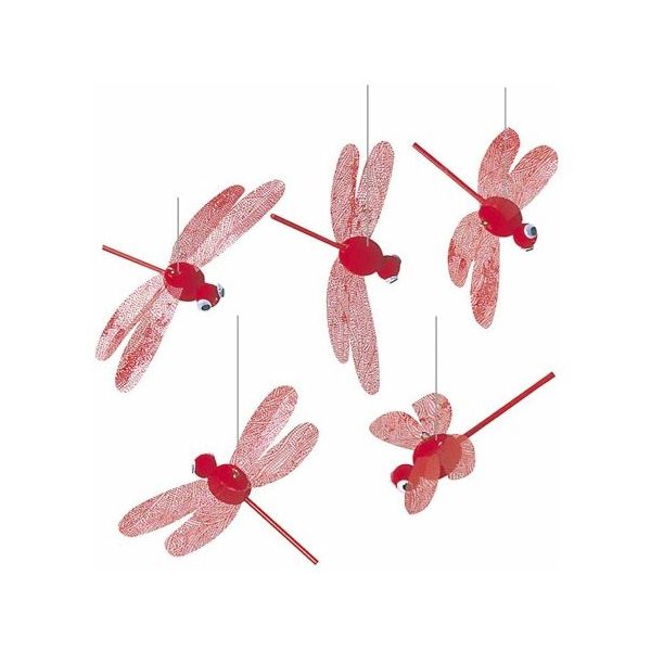 アズワン 赤とんぼハンガー 幅22×高さ15cm 秋飾り 5個 67-7117-41 1セット(5個)（直送品）