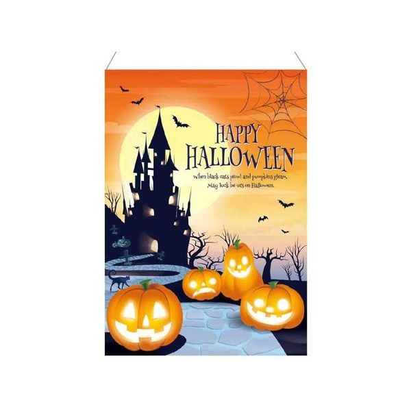 アズワン ハロウィンタペストリー 60×85cm 67-7117-62 1個（直送品）