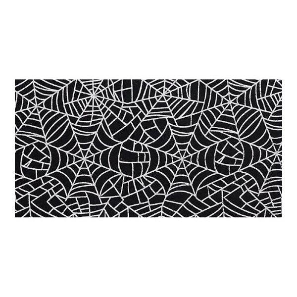 アズワン スパイダークロス 90cm幅×2m 片面 ハロウィン ブラック 67-7117-71 1個（直送品）