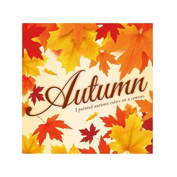 アズワン メイプルオータム 秋テーマポスター36×36cm 10枚 67-7118-69 1セット(10枚)（直送品）