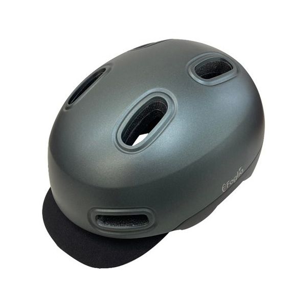 アズワン Foglia アーバンヘルメット ファブリックブリム ブラック 67-7161-23 1個（直送品）