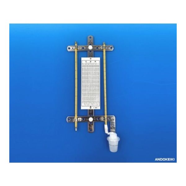 安藤計器製工所 壁掛用 オーガスト乾湿計 AGT-3502 1個 67-7223-10（直送品）