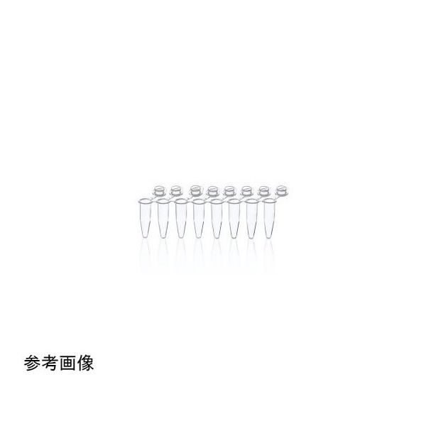 BRAND PCR8連チューブ フラットCAP 0.15mL 120連入 781333 1袋(120ストリップ) 65-5706-21（直送品）