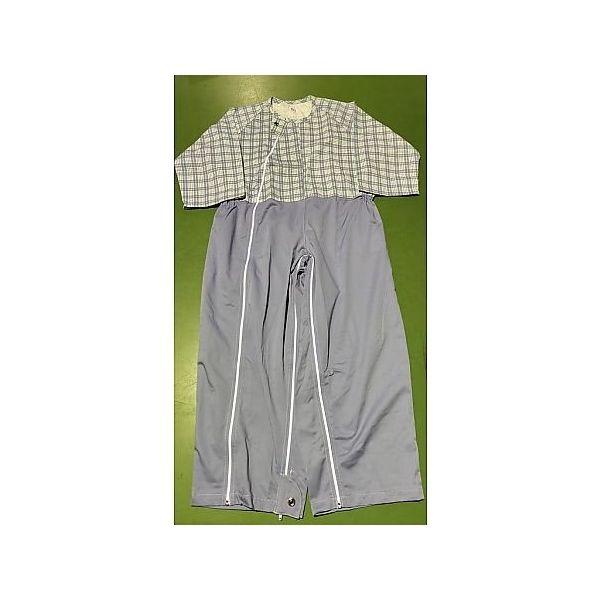 アズワン 介護つなぎ ブルー 3Lサイズ 10枚入 67-6638-67 1箱(10枚)（直送品）