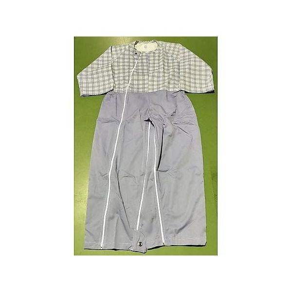 アズワン 介護つなぎ ブルー LLサイズ 10枚入 67-6638-68 1箱(10枚)（直送品）