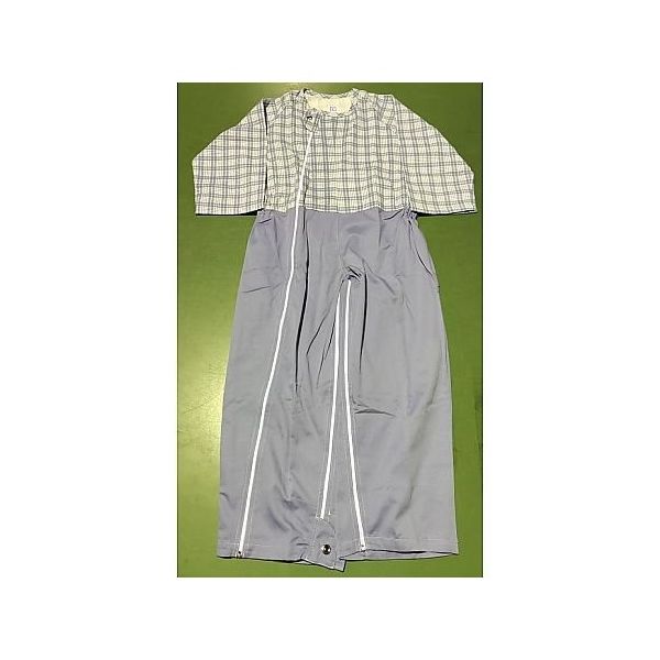 アズワン 介護つなぎ ブルー Lサイズ 10枚入 68-4096-47 1箱(10枚)（直送品）