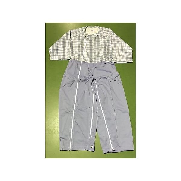 アズワン 介護つなぎ ブルー Mサイズ 10枚入 67-6638-70 1箱(10枚)（直送品）