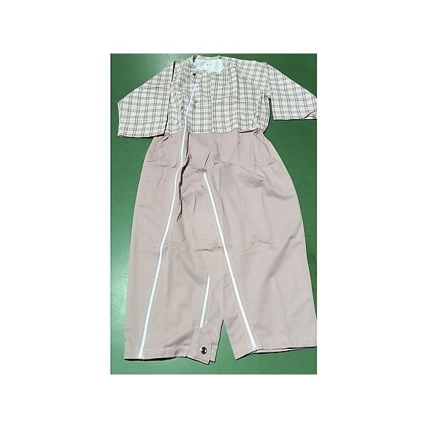 アズワン 介護つなぎ ピンク Lサイズ 10枚入 67-6638-73 1箱(10枚)（直送品）