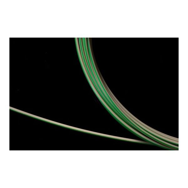 アイシス 細径PEEKチューブ(カラーライン付き) 1/16”×0.75mm 緑 5m巻 最大推奨使用圧:27MPa INA07505 1巻（直送品）