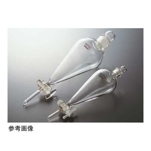 コスモスビード 円錐形分液ロート 肉厚タイプ 200mL Gコック 2120-03 1個 65-6844-24（直送品）