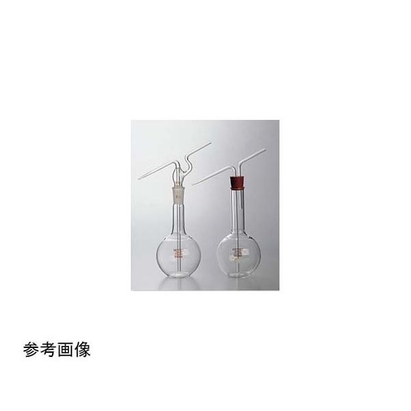 コスモスビード 洗浄フラスコ(ゴム栓用)1000mL 枝9mm 1982-02 1個 65-6840-51（直送品）
