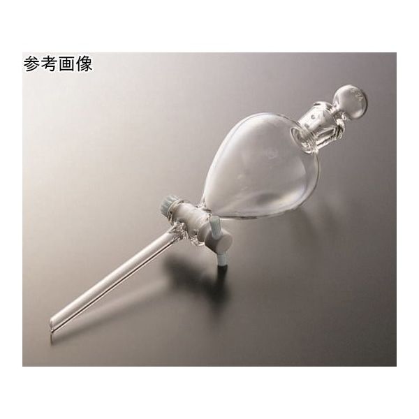 コスモスビード 丸形分液ロート 50mL PTFEコック 2105-01 1個 65-6843-29（直送品）