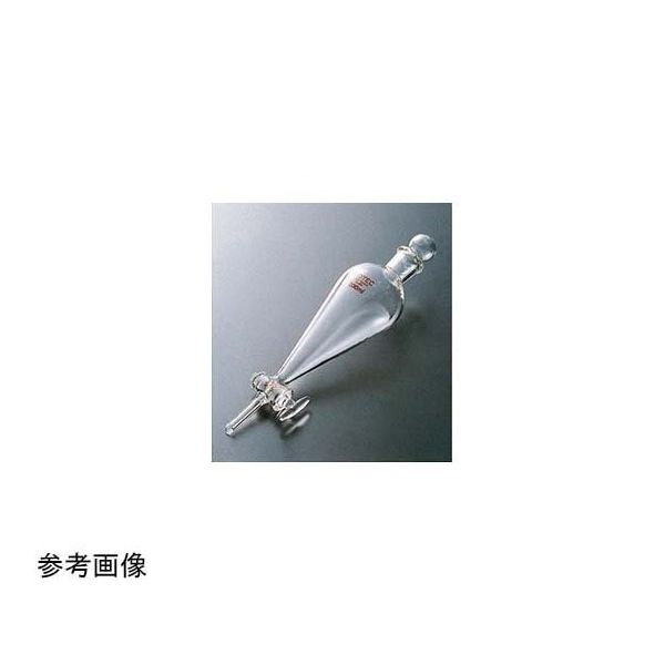 コスモスビード 透明摺合スキーブ形分液ロート 100mL Gコック 2104-02 1個 65-6843-23（直送品）