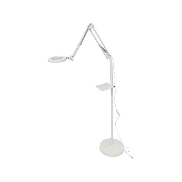 サンコー USBで使えるLEDライト付ロングスタンドルーペ C-LRS21W 1個 65-6880-81（直送品）