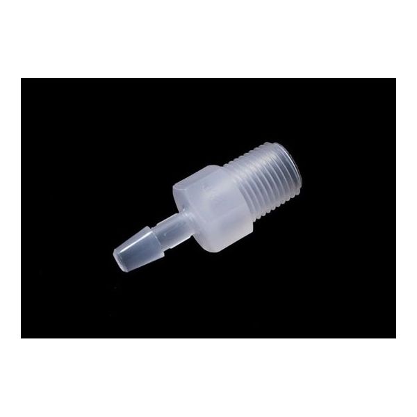 PP R1/8オスネジ付きストレートアダプター 軟質チューブ内径4.0mm(5/32”)用 10個入 IMJR2046 1袋(10個)（直送品）