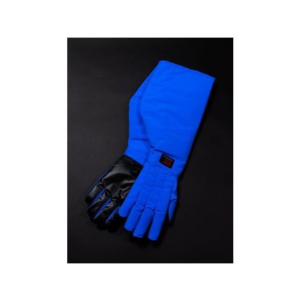 アイシス クライオグローブ(R)グリップ完全防水ブルーショルダータイプ M 全長63cm TS-CGSHMWP 1双 65-6892-55（直送品）