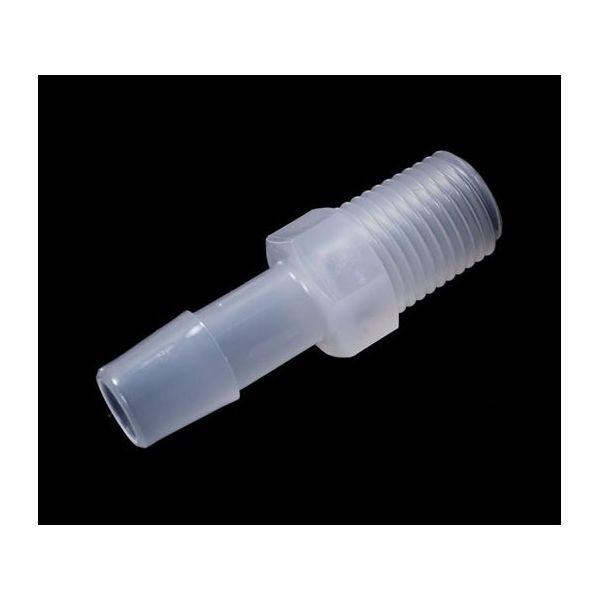 PP R1/4オスネジ付きストレートアダプター 軟質チューブ内径10.0mm(3/8”)用 10個入 IMJR3106 1袋(10個)（直送品）