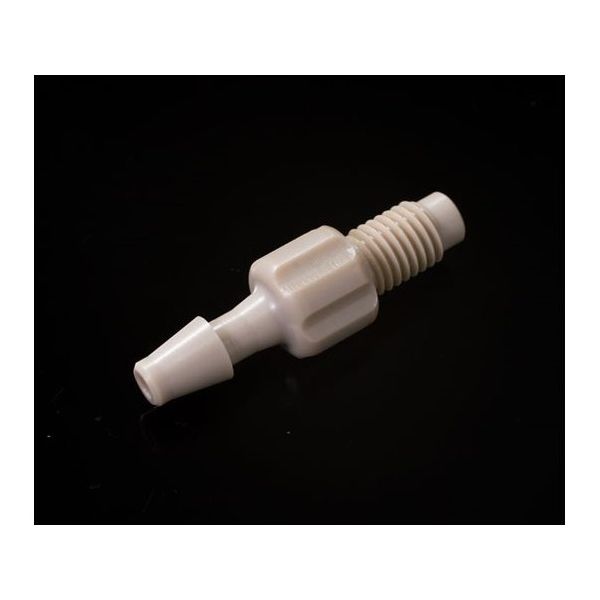 アイシス PEEK 1/4ー28UNFオスネジ付きアダプター 軟質チューブ内径3.2mm(1/8”)~4.0mm OM1069 1個（直送品）