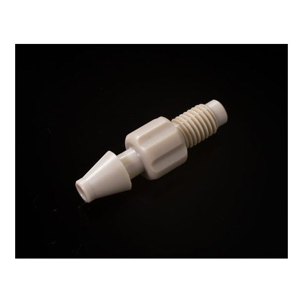 アイシス PEEK 1/4ー28UNFオスネジ付きアダプター 軟質チューブ内径4.0mm~6.0mm OM1072 1個（直送品）