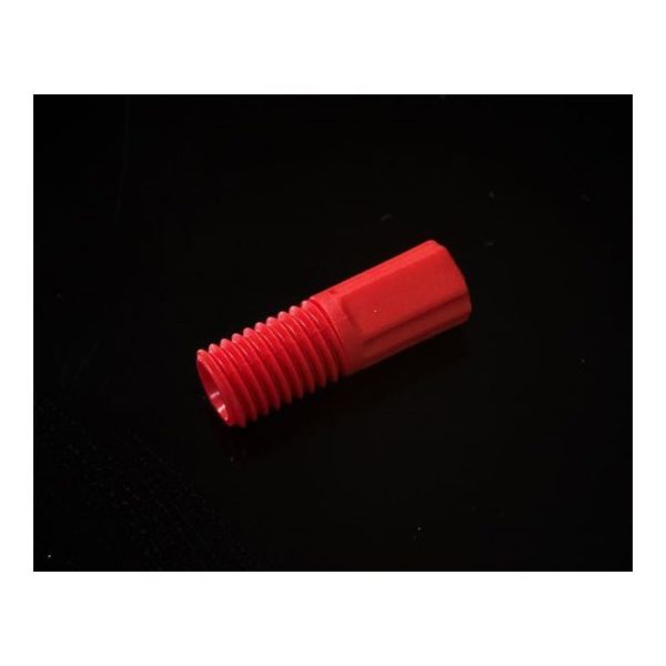 アイシス 1/8”PP赤色ヘッドナット(1/4ー28UNFオス) 10個入 OM2620R 1袋(10個) 65-6891-83（直送品）