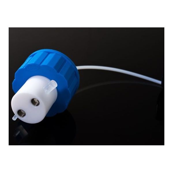 アイシス オムニフィット(R)UNFポート付きGL45ボトルキャップ オールバルブ付き 2ポート OM4232V 1個 65-6891-94（直送品）