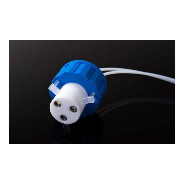 アイシス オムニフィット(R)UNFポート付きGL45ボトルキャップ オールバルブ付き 3ポート OM4233V 1個 65-6891-96（直送品）