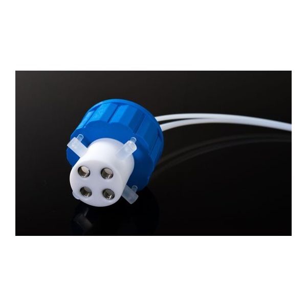 アイシス オムニフィット(R)UNFポート付きGL45ボトルキャップ オールバルブ付き 4ポート OM4234V 1個 65-6891-98（直送品）