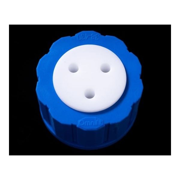 アイシス オムニフィット(R)ルアーポート付きGL38ガロン瓶ボトルキャップ 3ポート フィルター&チェックバルブ無 OMJ4313 1個（直送品）