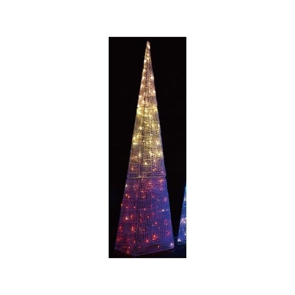 アズワン LEDビッグクリスタルツリー 屋外使用可 オレンジグラデーション 65-8117-35 1セット（直送品）