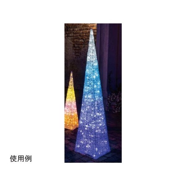 アズワン LEDプリンセスツリーライト 【屋外使用可/コントロール不可】H150cm 65-8117
