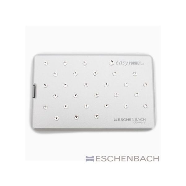エッシェンバッハ光学ジャパン easy POCKET3x シルバー スワロフスキーStella 65-8303-62 1個（直送品）