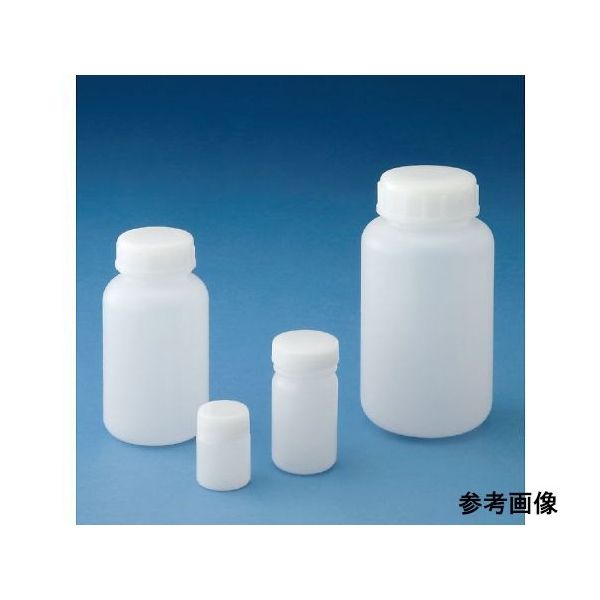 ニッコー・ハンセン 標準規格瓶 丸型広口(ナチュラル) 50mL 滅菌済 350本入 1128-03 1ケース(350本)（直送品）