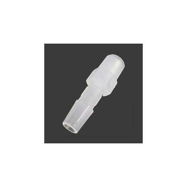 PP 1/8ー27NPTオスネジ付きストレートアダプター 軟質チューブ内径8.0mm:5/16” 1袋(10個入) IMJN086（直送品）