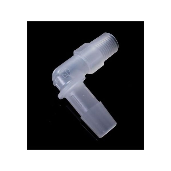 PP 1/8ー27NPTオスネジ付きL型アダプター 軟質チューブ内径9.0mm:3/8” 1袋(10個入) IMJNL096 1袋(10個)（直送品）