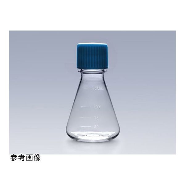GVS 滅菌三角フラスコ 125mL PETG ベントキャップ 1個×24パック入 CELCUFG031125S 1箱(24個)（直送品）