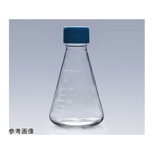 GVS 滅菌三角フラスコ 500mL PC ベントキャップ 1個×12パック入 CELCUFG033500S 1箱(12個)（直送品）