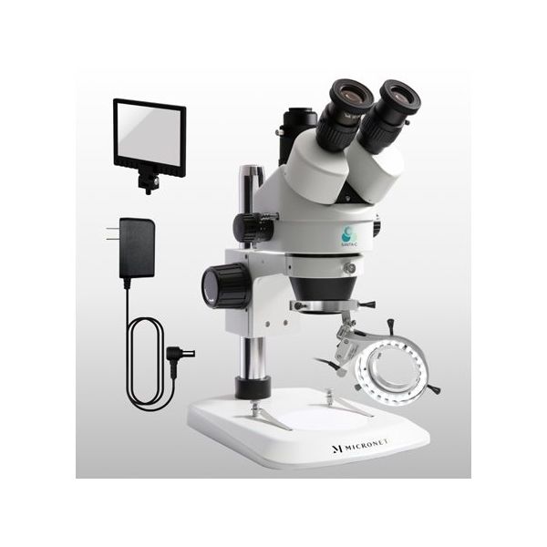 マイクロネット Cマウントズーム式実体顕微鏡 三太C + SIMPLE5+3DAD YS03C+SIMPLE5+3DAD 1セット（直送品）