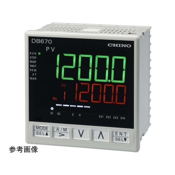 チノー デジタル指示調節計 オンオフサーボ形 H96×W96×D73mm DB67120000-00A 1台 67-2982-50（直送品）