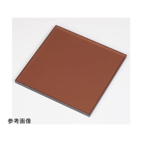 アズワン 制電PC(ブラウンスモーク)板 500×1200 厚さt5mm 67-3037-67 1個（直送品）