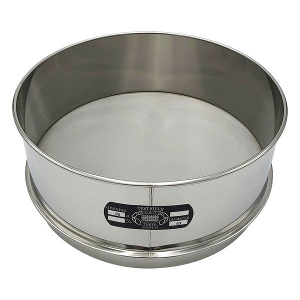 アズワン ステンレスふるい φ300×100mm 校正証明書（ISO9001）付