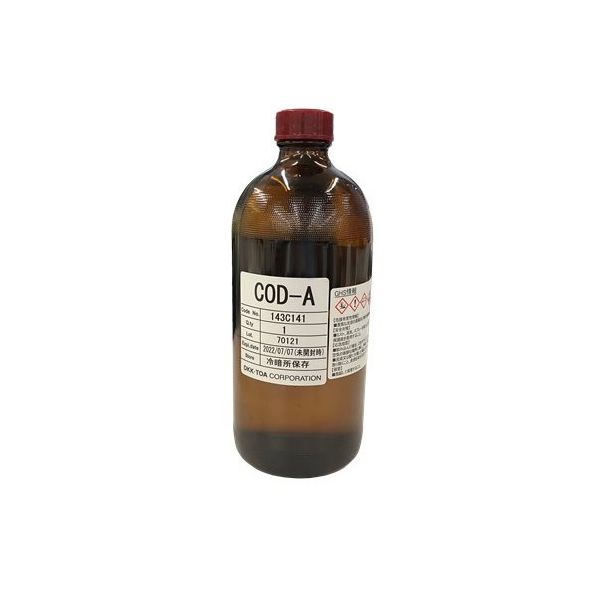 東亜ディーケーケー CODーA簡易COD計用試薬 A液 500mL 143C141 1本 65-2795-37（直送品）